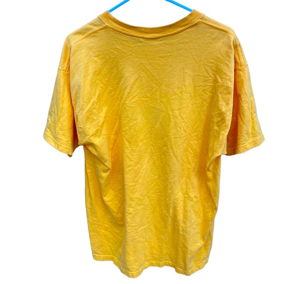 Self Against City Rock Band Sacramento CA Yellow Men’s L T-Shirt MINTY RARE - Picture 2 of 4